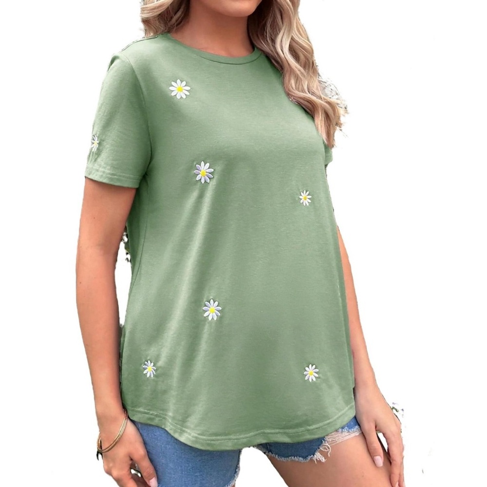 SHEIN maternity floral shirt